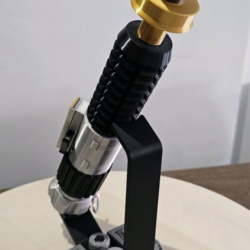 Star Wars Luke Lightsaber 3D Printed New with Display Stand