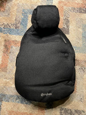 Cybex Footmuff Z Stardust Black with fleece lining like new