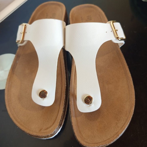 Primark women's sandals like new, white, size 38