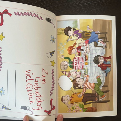 German language learning books for children aged 6, set of 3 with 2 CDs