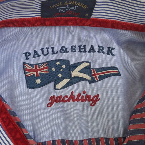 Paul & Shark men's striped shirt long sleeve like new size 3XL-4XL