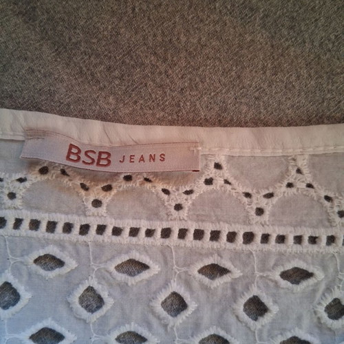 BSB Transparent Top with Lace like new, white, size M