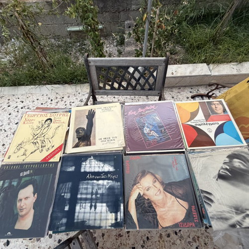 Vinyl records used, pack of 210 pieces