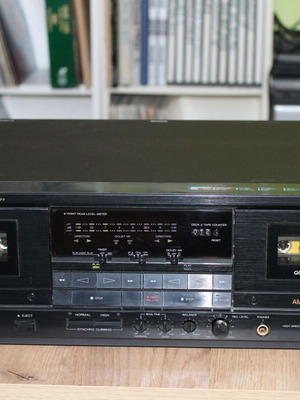 Aiwa AD-WX777Z διπλός κασετοφωνάκι σαν καινούργιο