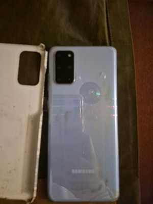 Samsung S20 κινητό μεταχειρισμένο, μπλε, με 2 θήκες