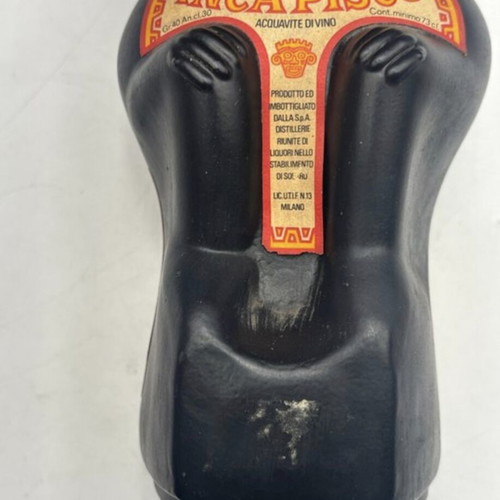 Inca Pisco vintage collection 8 sealed bottles 1970s-1980s