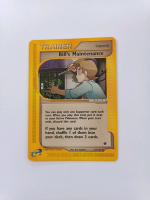 Pokemon Card Bill's Maintenance μεταχειρισμένο, Expedition Base Set 137/165