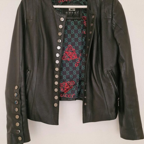 Vintage Genuine Leather jacket like new, size S, black