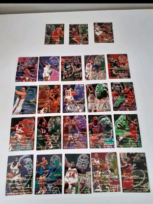 NBA Fleer 1995 κάρτες μεταχειρισμένες σε πολύ καλή κατάσταση