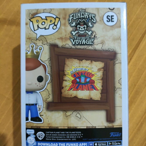 Funko Pop Freddy as Captain Planet like new with gift protector