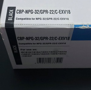 Συμβατό toner canon c-exv 18 / npg-32 black.