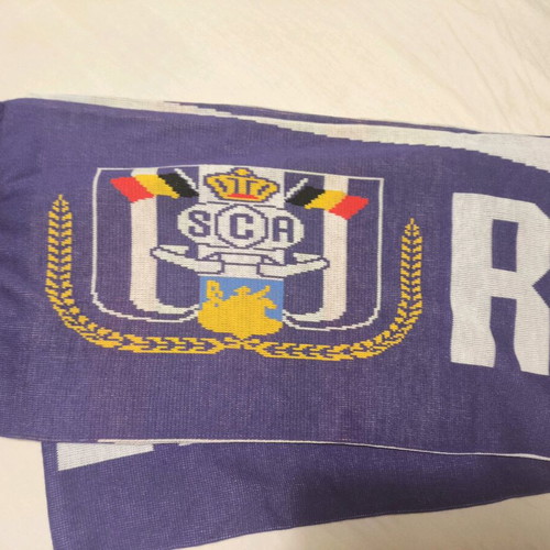 Anderlecht giant scarf 3 meters, like new, authentic