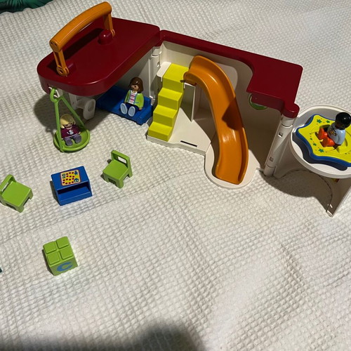 Playmobil 1.2.3 Kids' Station suitcase like new