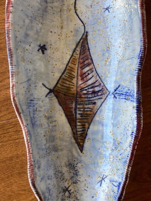 Decorative ceramic, 40 cm length