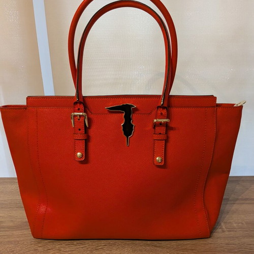 Trussardi Tote bag like new, red shoulder bag