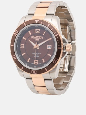 Ρολόι Roamer Nautic 100 καινούργιο, ροζ χρυσός ανοξείδωτο ατσάλι