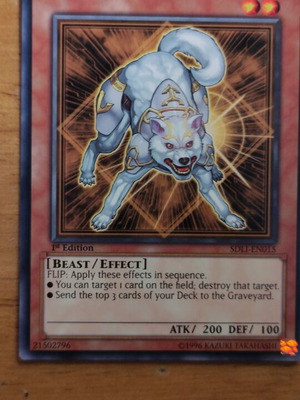 Ryko Lightsworn Hunter Yu-Gi-Oh κάρτα σαν καινούργιο SDLI