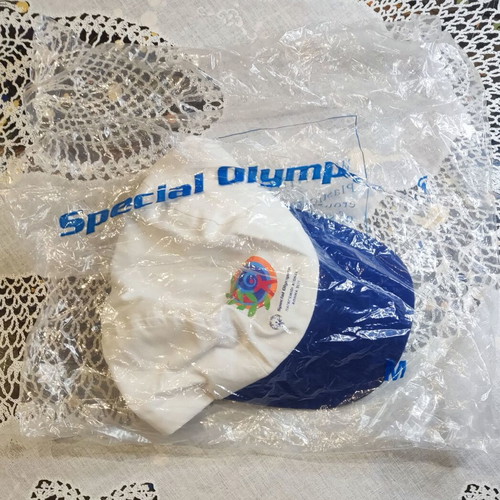 Special Olympics Athens 2011 Cap like new, white with blue visor