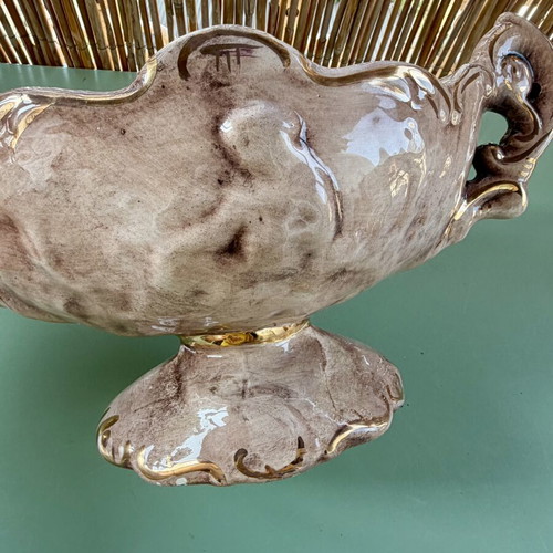 Vintage vessel used, 37cm length, 11cm base diameter