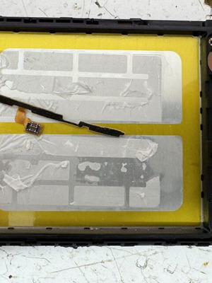 Samsung Galaxy A20e SM-A202F μεσαίο frame και πλαϊνά πλήκτρα φλεξ μεταχειρισμένο