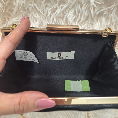 Evening bag Bag to Bag new, black, handheld