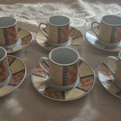 Coffee cups like new, set of 6 pieces