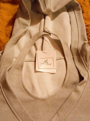 Hooded Sweatshirt New XL Gray With Embroidered Logo