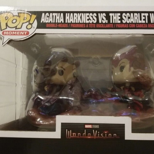 Funko Pop Marvel Wanda vs Agatha like new