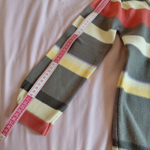 Zara knitted cardigan cotton for 9-10 years like new, multicolor