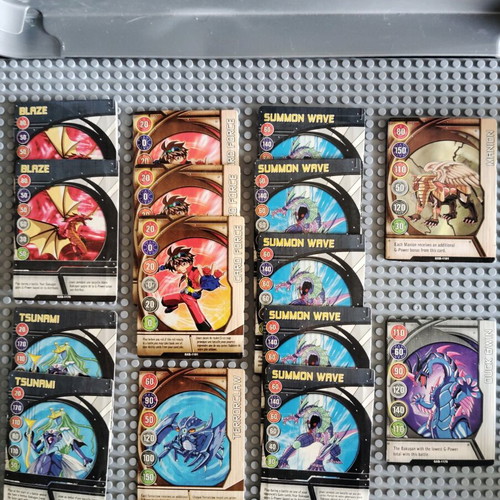 Bakugan cards used