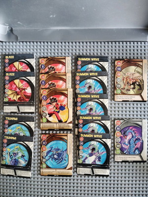 Bakugan cards used