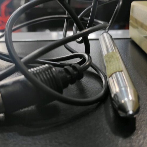Stainless steel barcode scanner wand vintage used