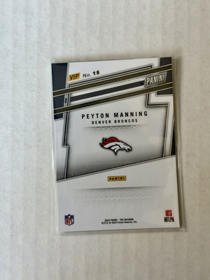 2024 Panini The National VIP Gold Pack Peyton Manning #15 Broncos καινούργιο