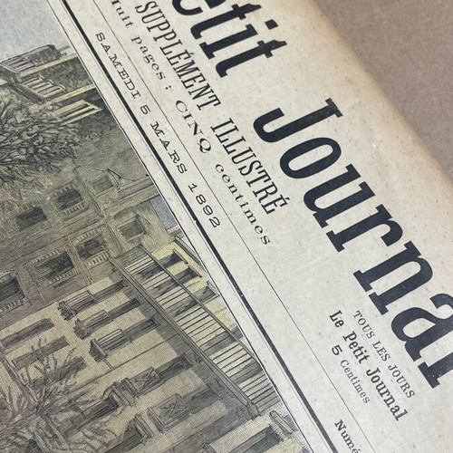 Le Petit Journal used, issue 67, March 5 1892