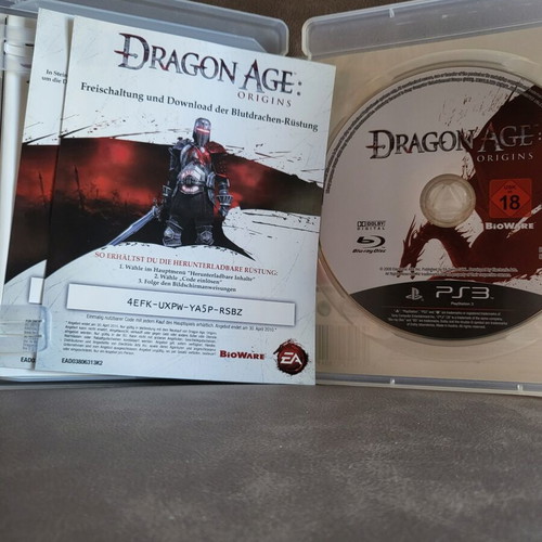 Dragon Age Origins PlayStation 3 game used