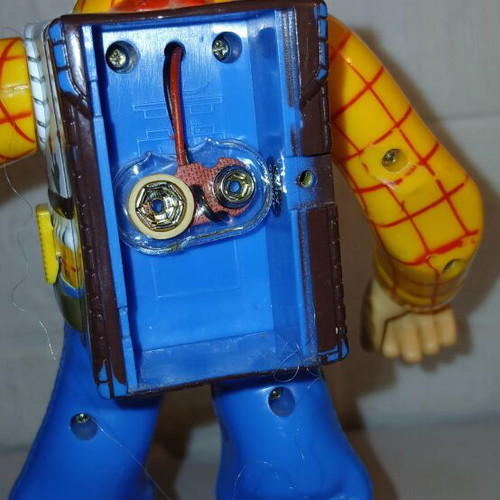 Toy Story walkie-talkie set used with Buzz Lightyear and Sheriff Woody figures