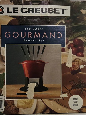 Σετ fondue Le Creuset Gourmand Top Table από εμαγιέ μαντέμι καινούργιο