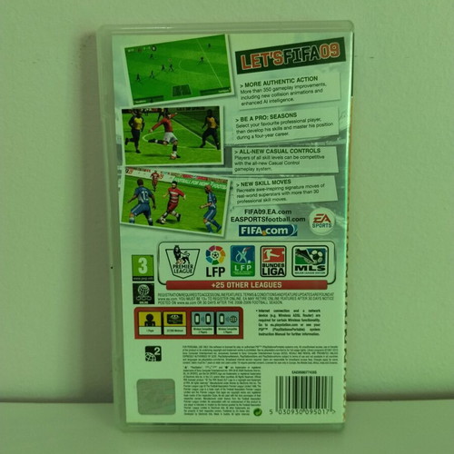 PSP FIFA 09 football game