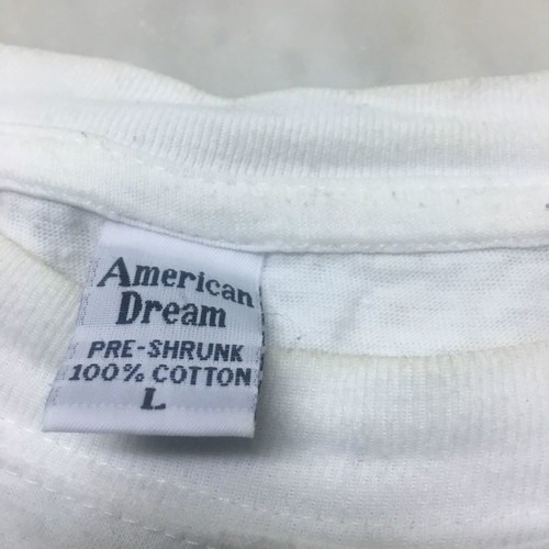 80's t-shirt used, well preserved, white, size L