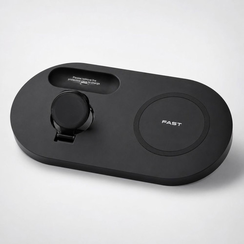Wireless Charging Stand 3-in-1 CW310 like new, Qi wireless charger