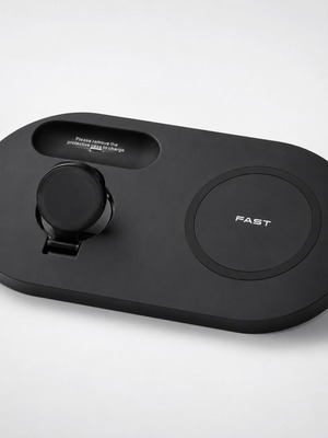 Wireless Charging Stand 3-in-1 CW310 like new, Qi wireless charger