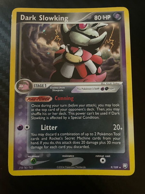 Pokemon Card Dark Slowking Team Rocket Returns holo like new