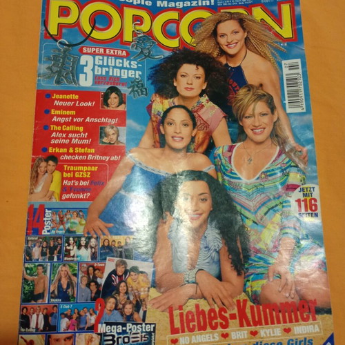 Popcorn German magazine used, July 2002 issue