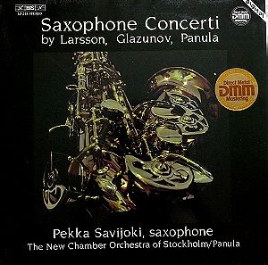(βινύλιο) Saxophone Concerti By Larsson, Glazunov, Panula