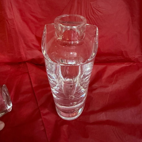 Sevres crystal decanter 30 cm like new