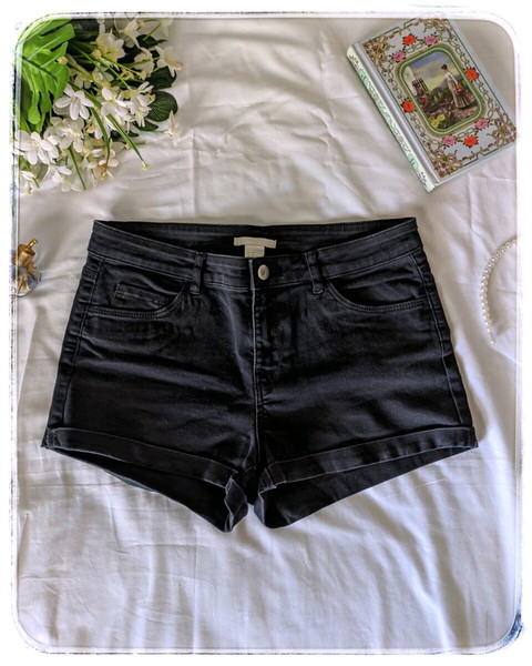 Black Summer Shorts Basic Σορτς