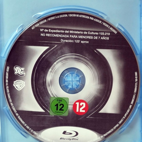 Green Lantern Blu-Ray like new, Extended and Theatrical versions with subtitles