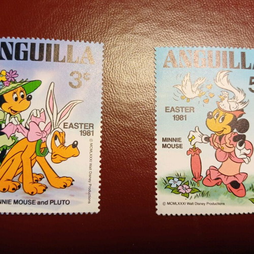Disney stamps 6 incomplete rows new