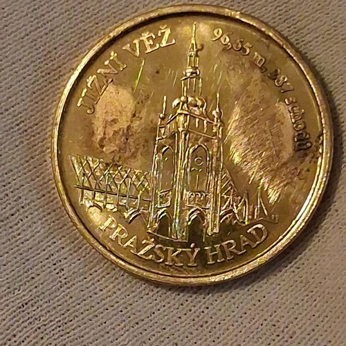 Prague commemorative medal used