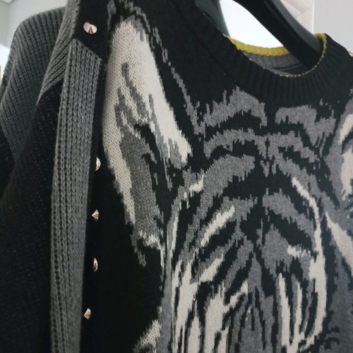 Twinset wool dress like new, small, multicolor